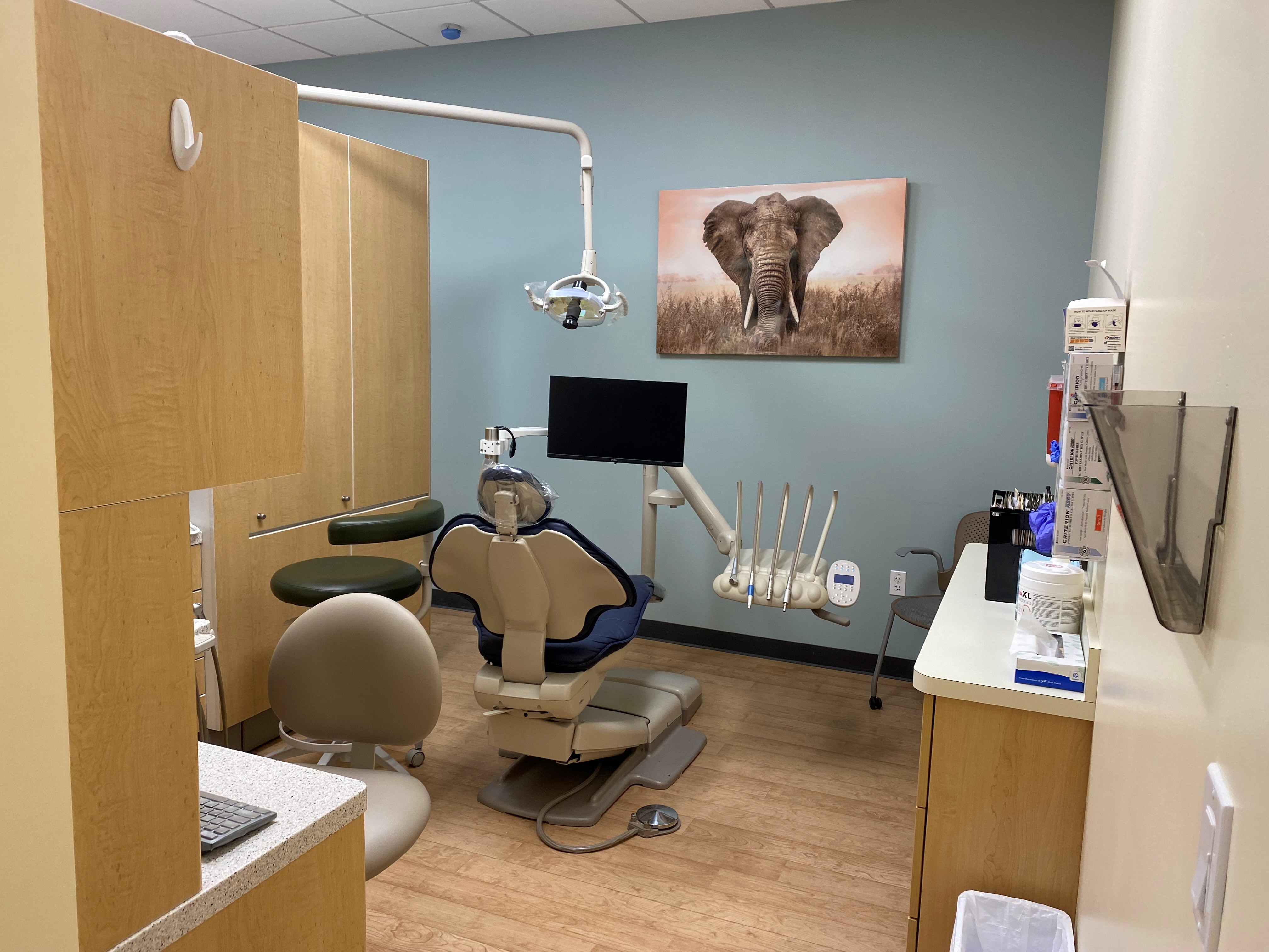 Exam room for Scappoose office