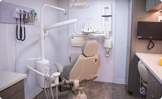 Arrow Dental Mobile Dental Clinic interior